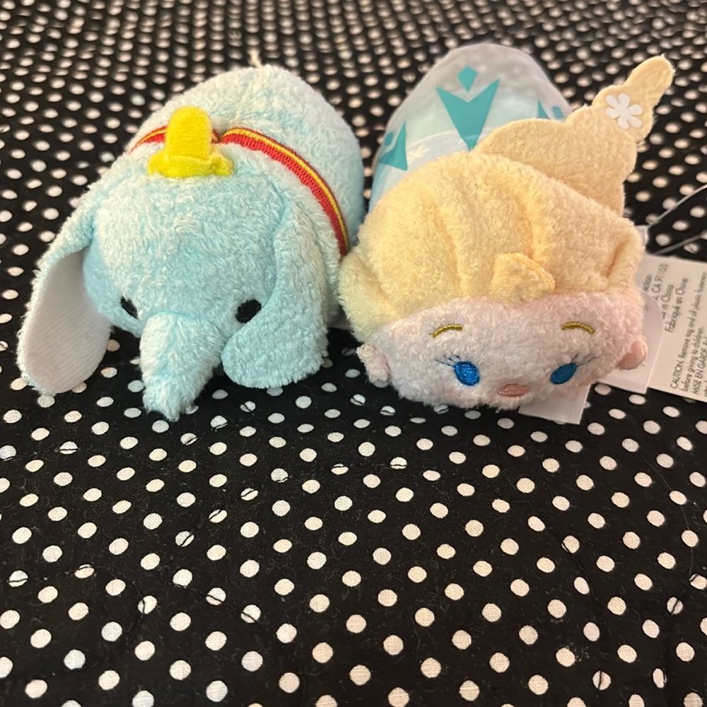 New! Two tsum tsums! Dumbo & Elsa